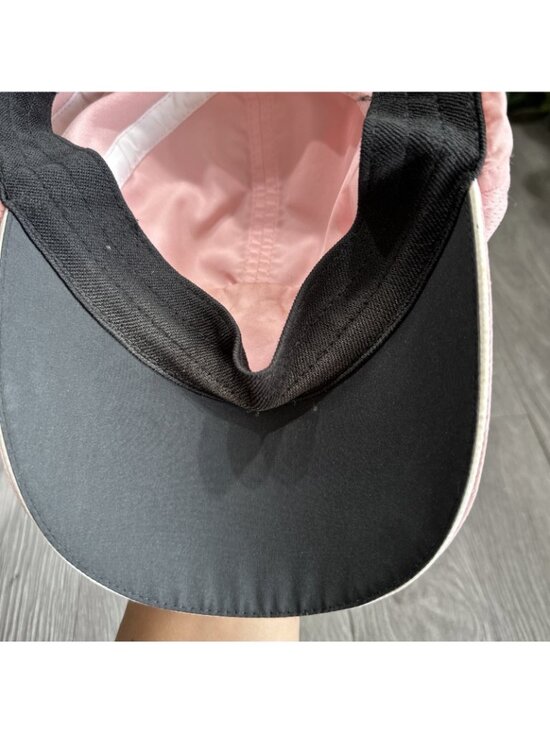 Vtg Y2K Nike Tailwind Hat 7 Panel Mesh Good Swoosh Running Mesh All Pink Strap main image 4